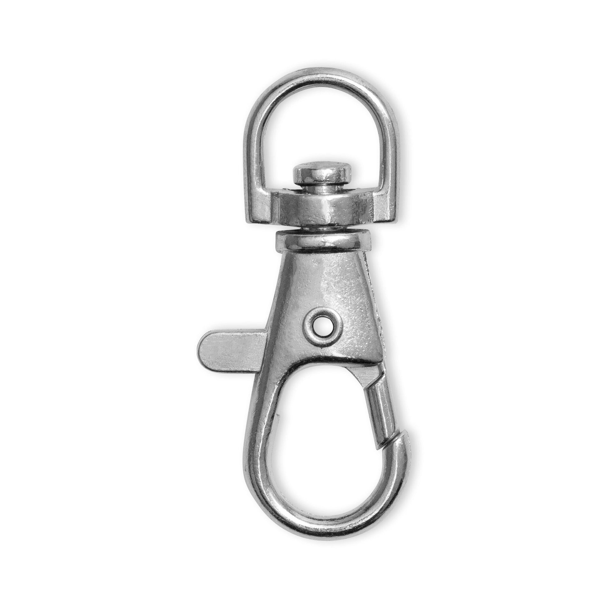 Karabinerhaken silberfarbig 7x38mm