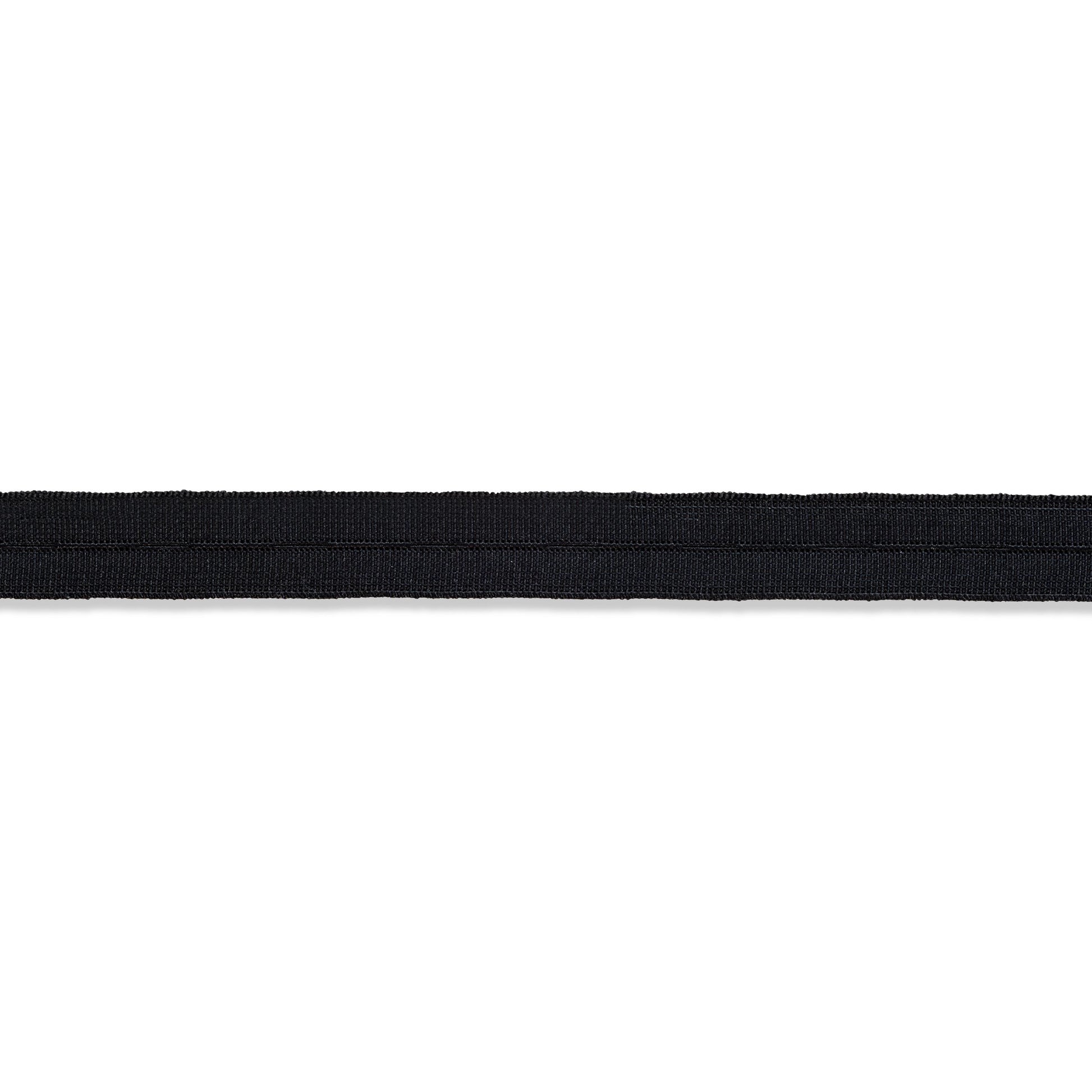 Knopfloch-Gummiband schwarz