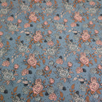 Bio French Terry Vintage Rose Dots