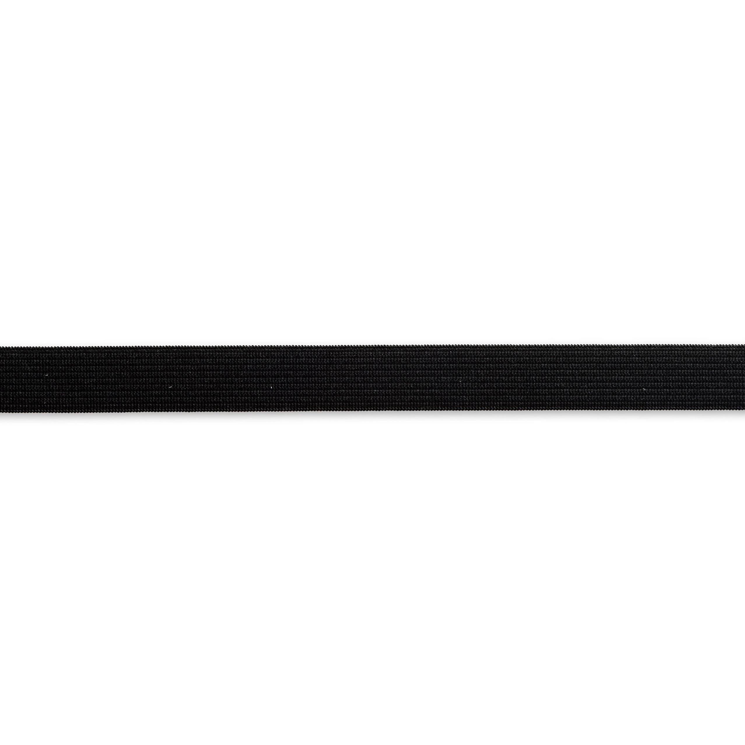 Gummiband weich schwarz