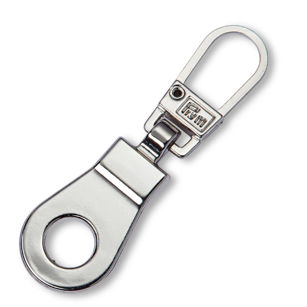 Fashion-Zipper Öse silberfarbig
