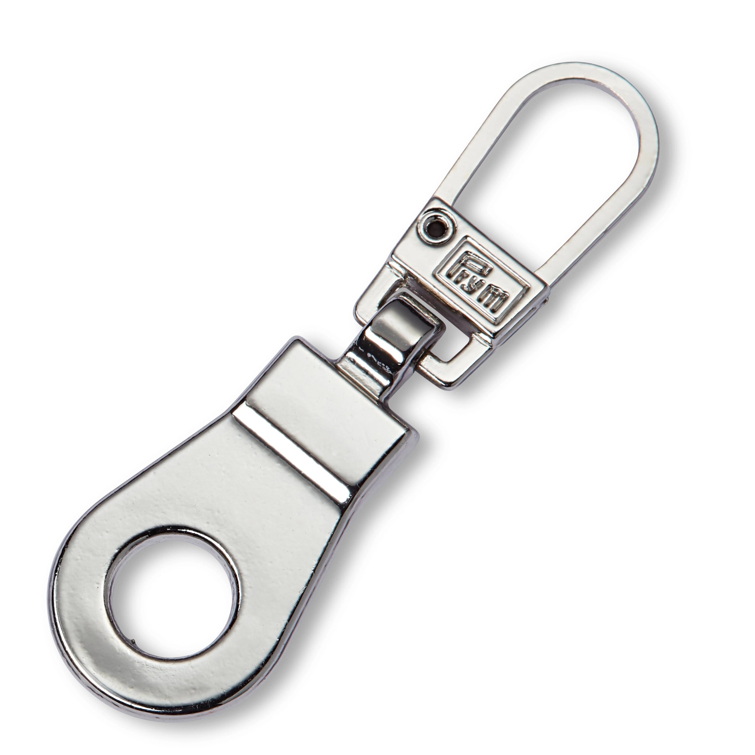 Fashion-Zipper Öse silberfarbig