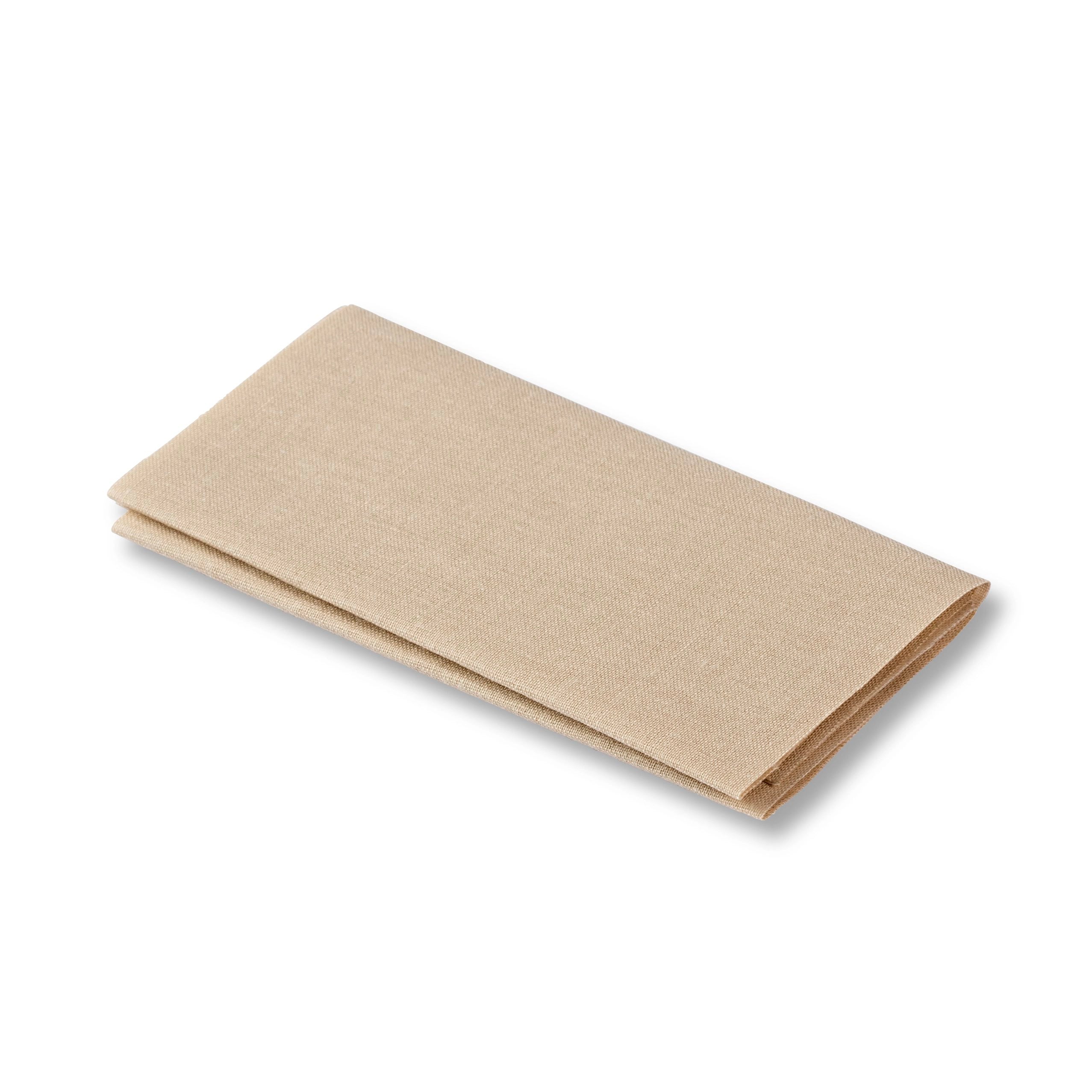 Flickstoff aufbügelbar beige