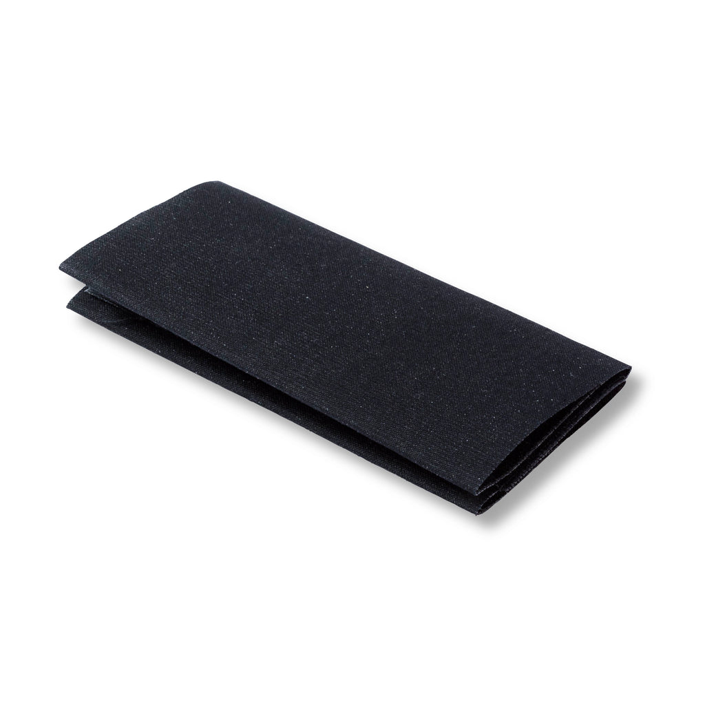 Flickstoff aufbügelbar schwarz