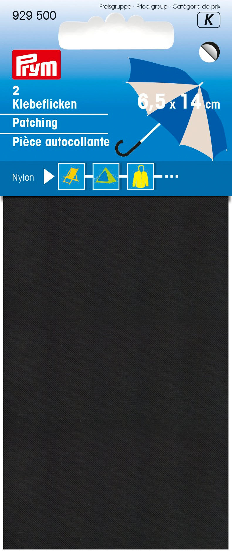 Klebeflicken Nylon