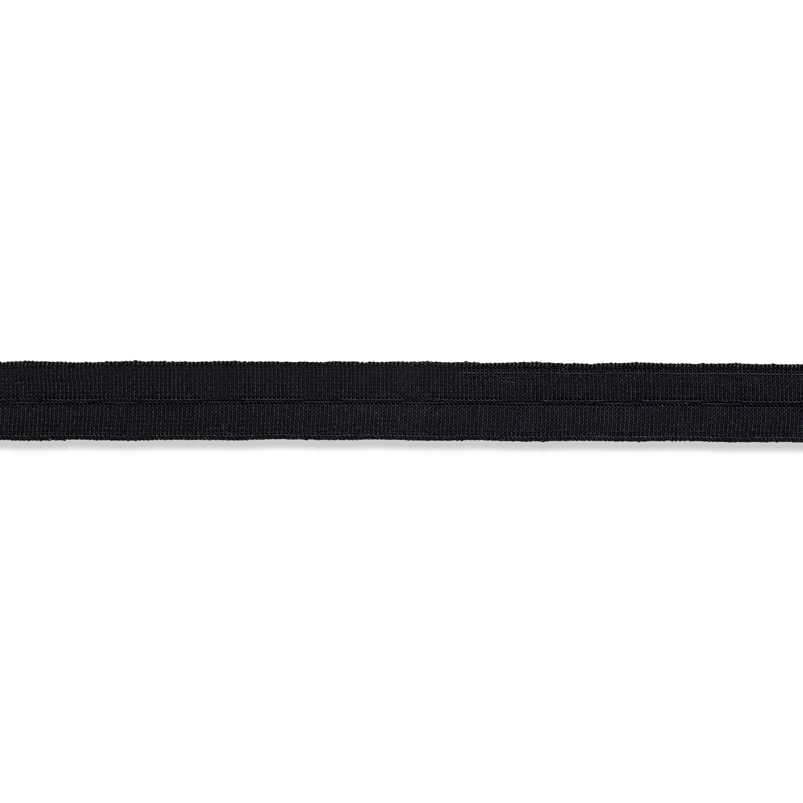 Knopfloch-Gummiband schwarz