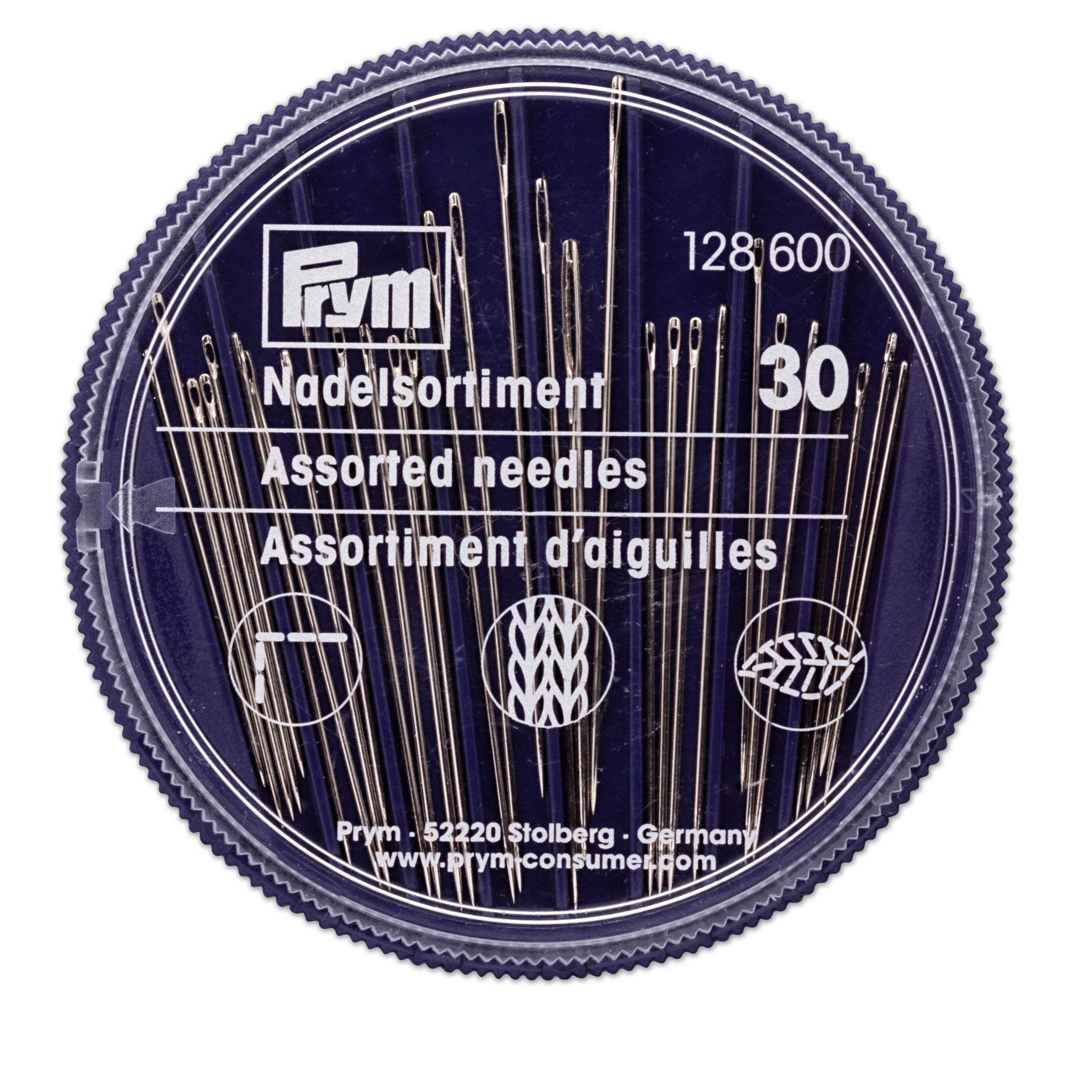 Näh-, Stick- und Stopfnadeln in Compact-Dose