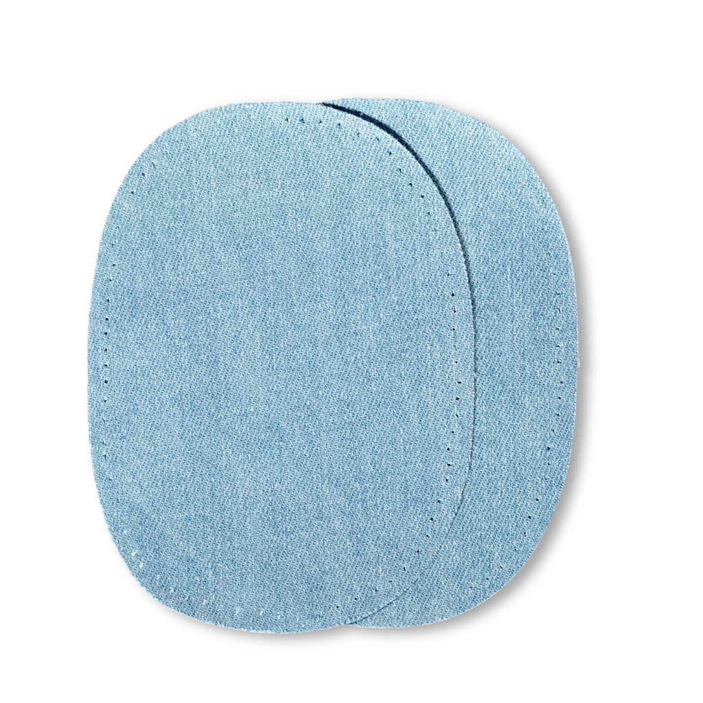 Patches Jeans aufbügelbar hellblau