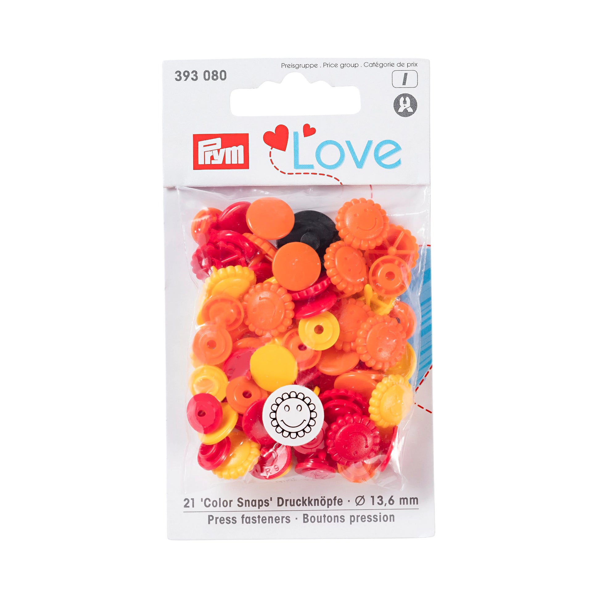 Prym Love Druckknopf Color Blume
