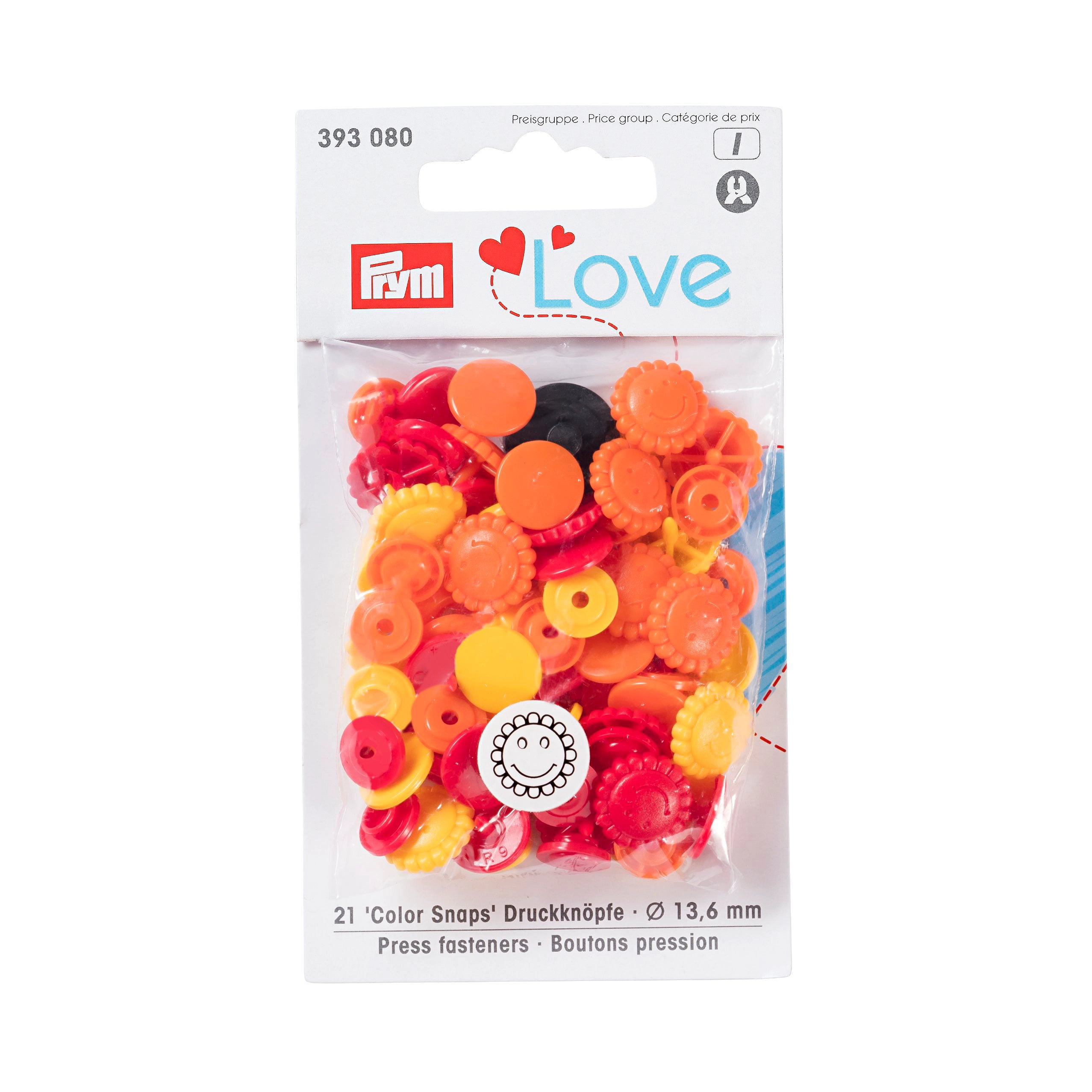 Prym Love Druckknopf Color Blume