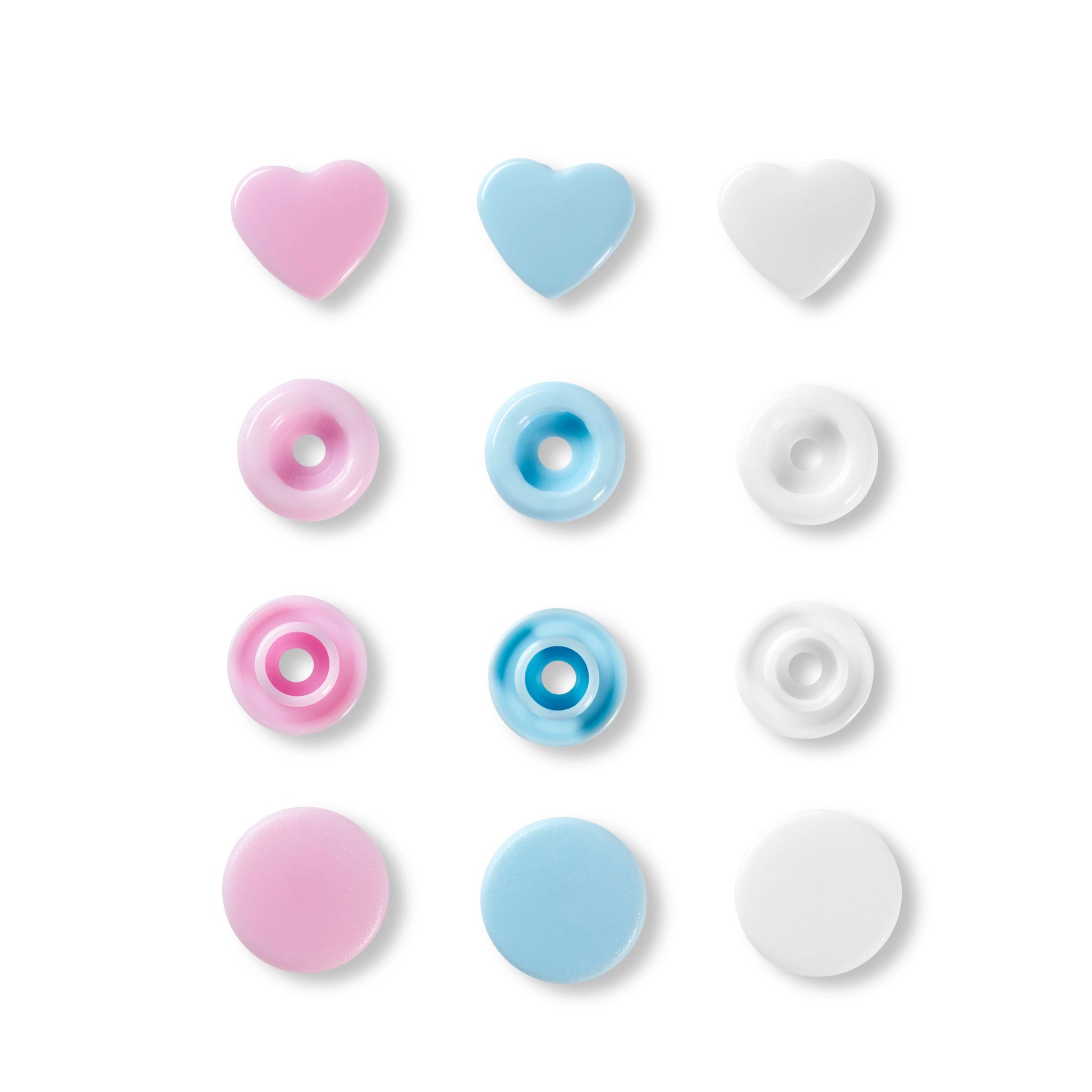 Prym Love Druckknopf Color Herz