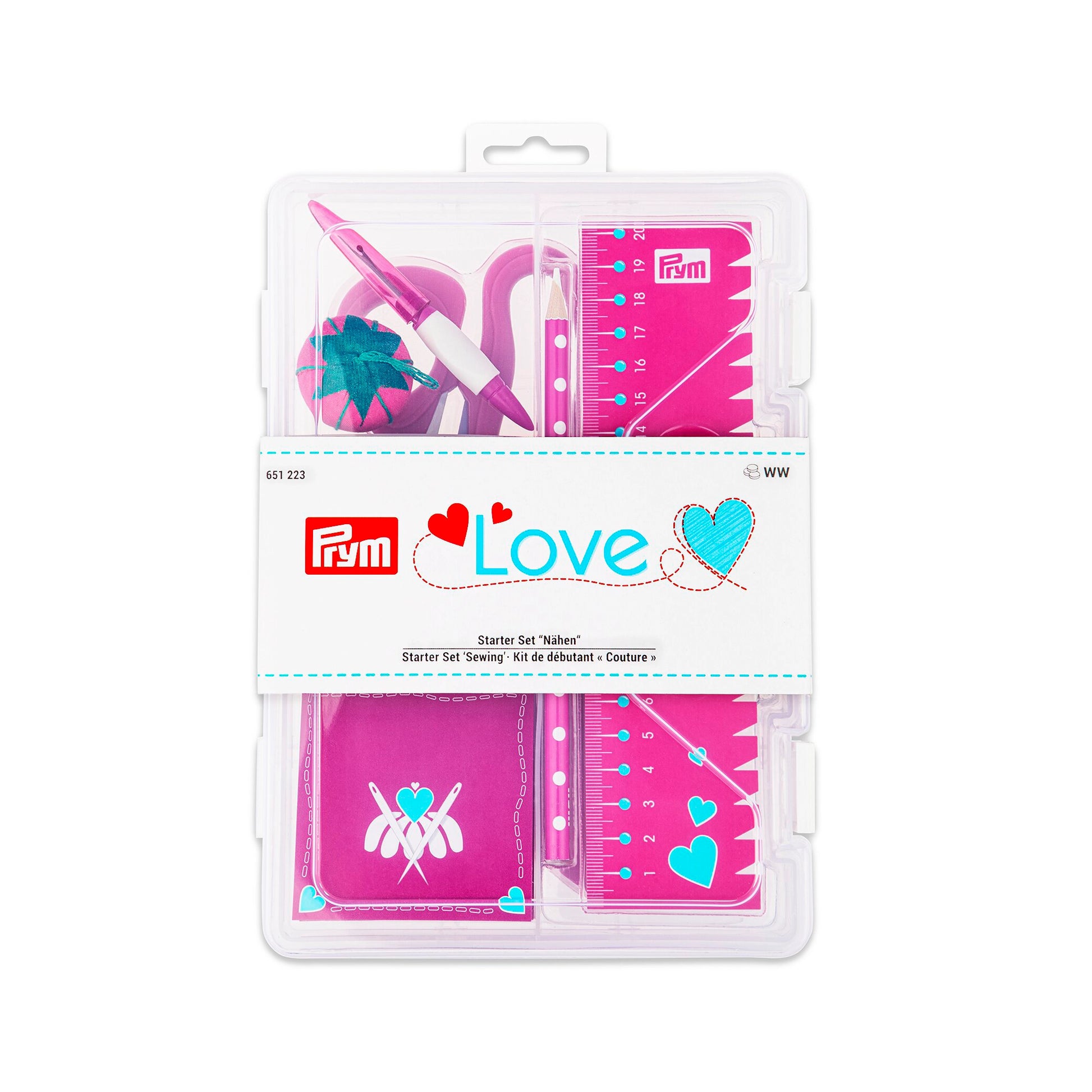 Prym Love Starter Set Nähen pink