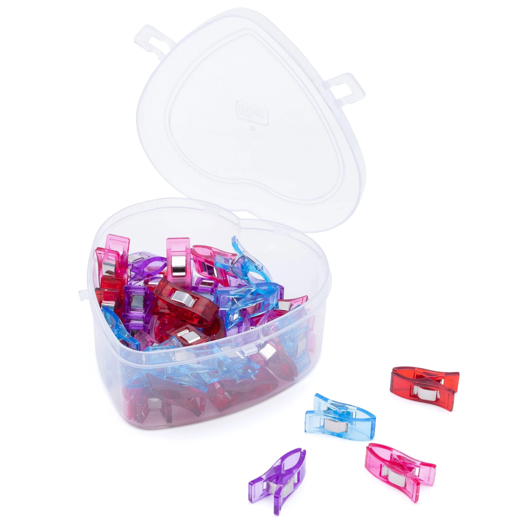 Prym Love Stoff Clips 2,6cm Herzbox 40 Stück