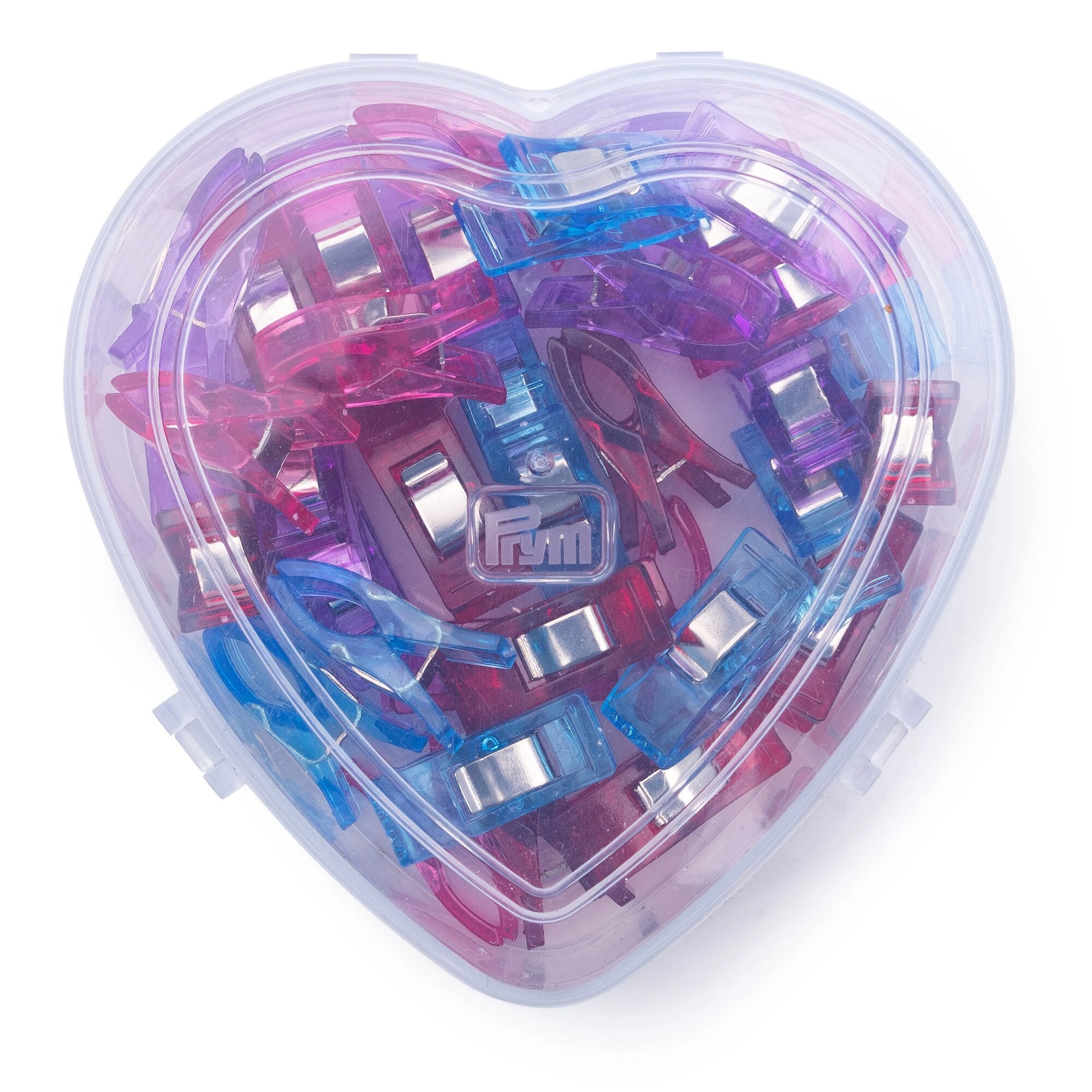 Prym Love Stoff Clips 2,6cm Herzbox 40 Stück