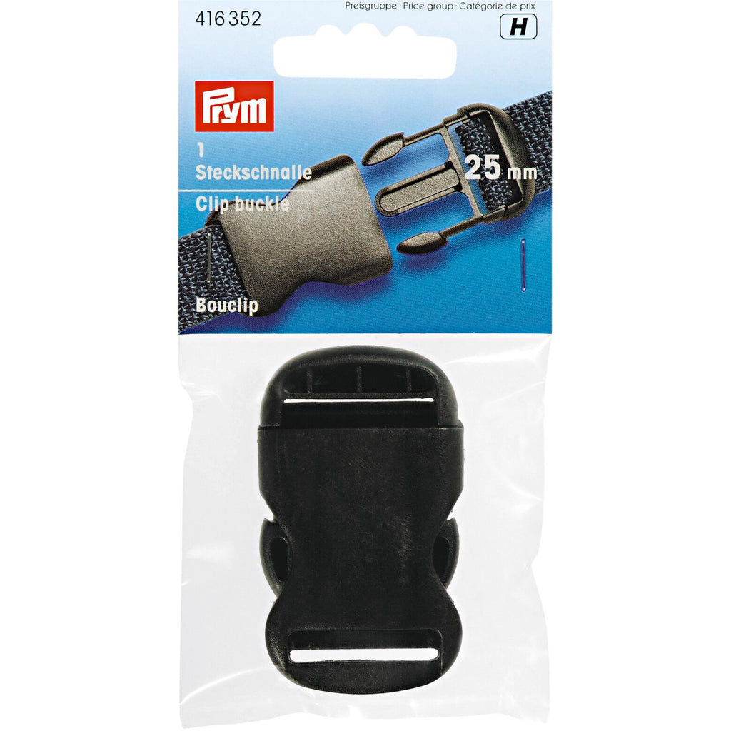 Steckschnalle stark schwarz