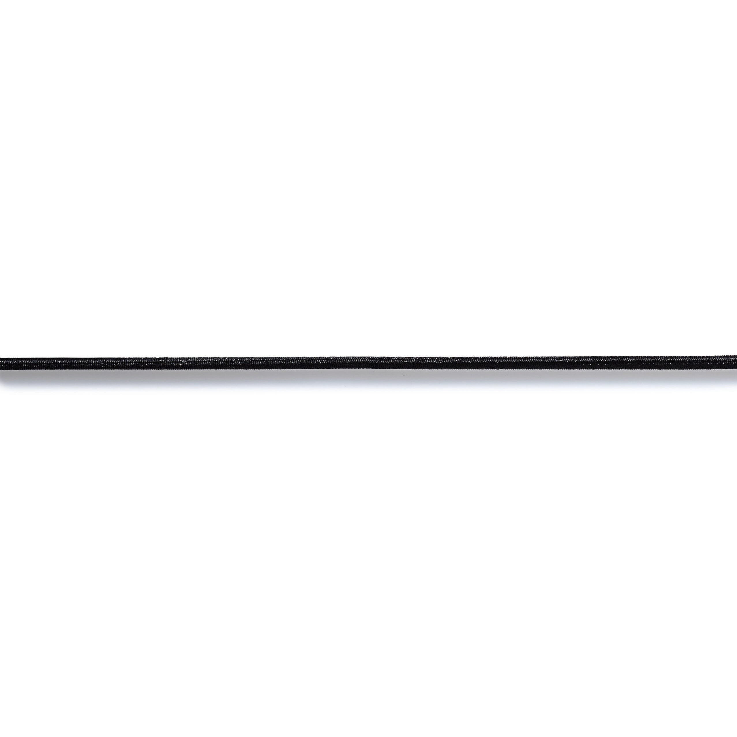 Gummikordel schwarz - 2,5mm