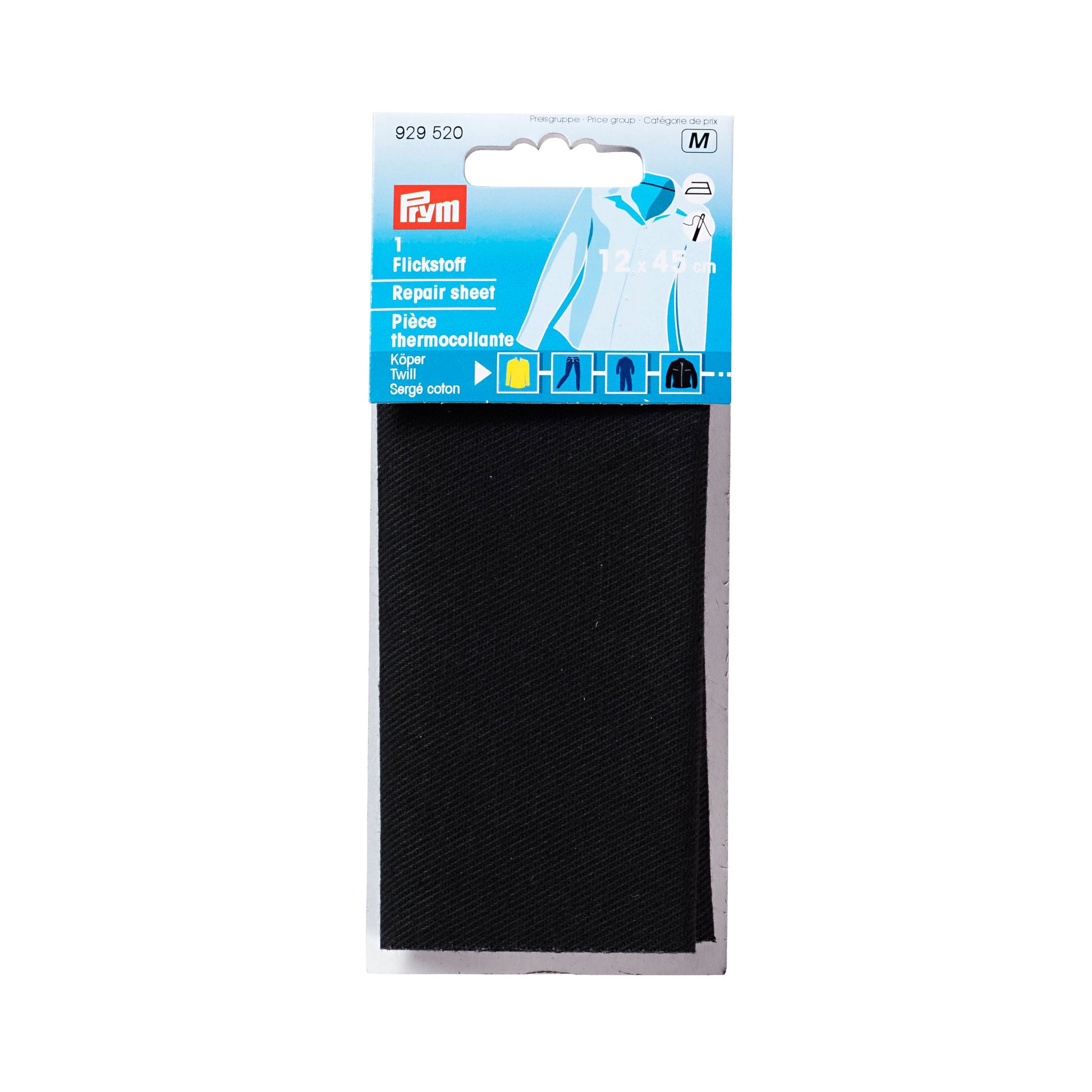 Flickstoff Jeans aufbügelbar 12x45cm