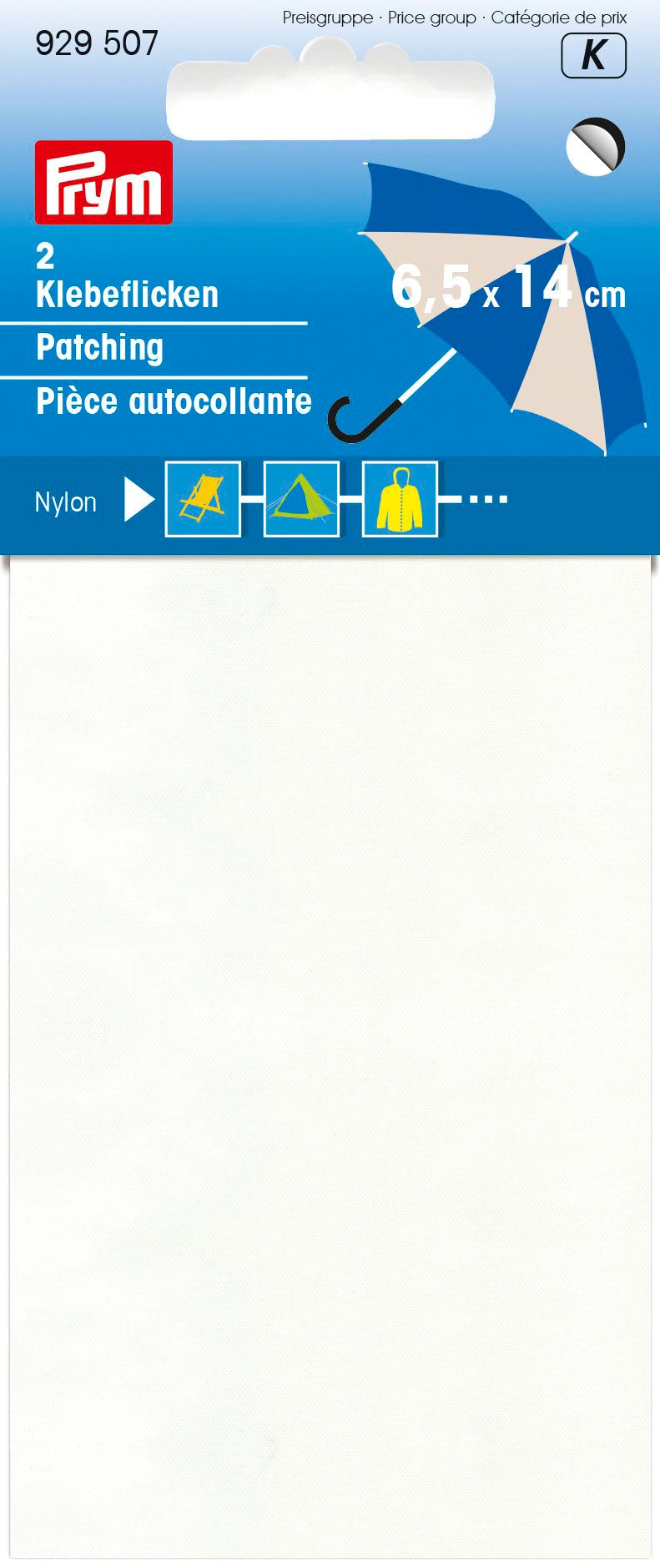 Klebeflicken Nylon