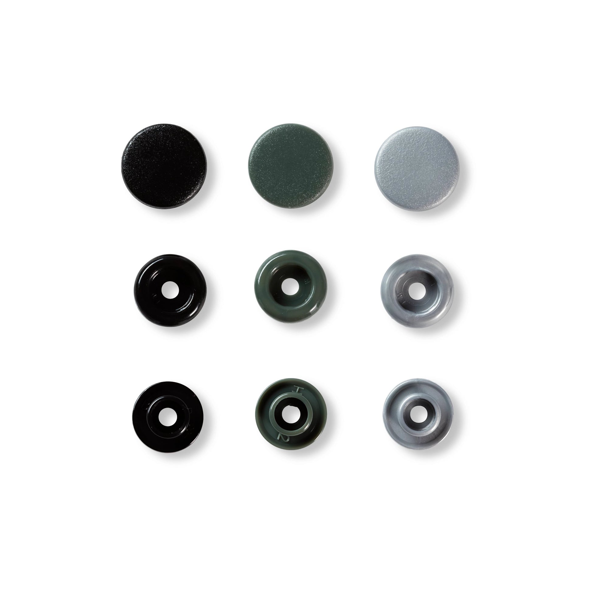 Prym Love Druckknopf Color Snaps - Grau