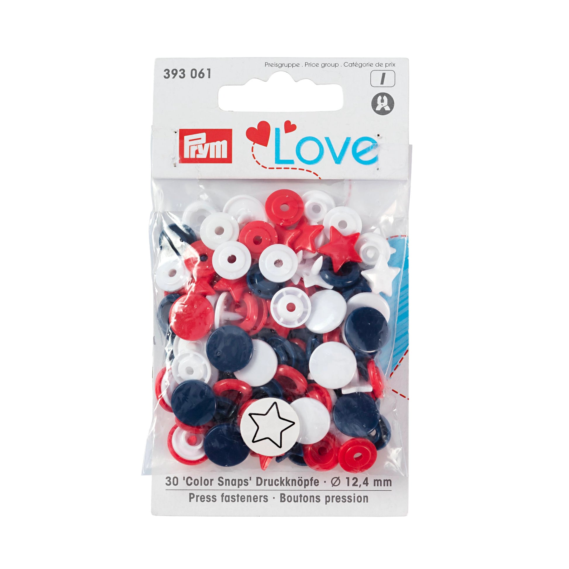 Prym Love Druckknopf Color Stern
