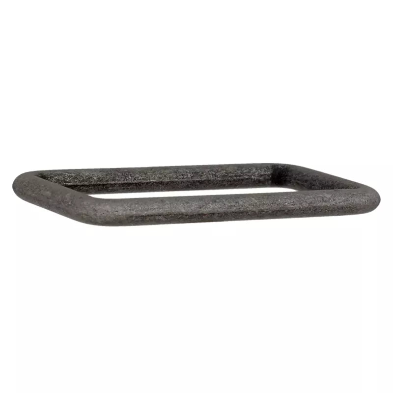 Rechteck-Ring altsilber