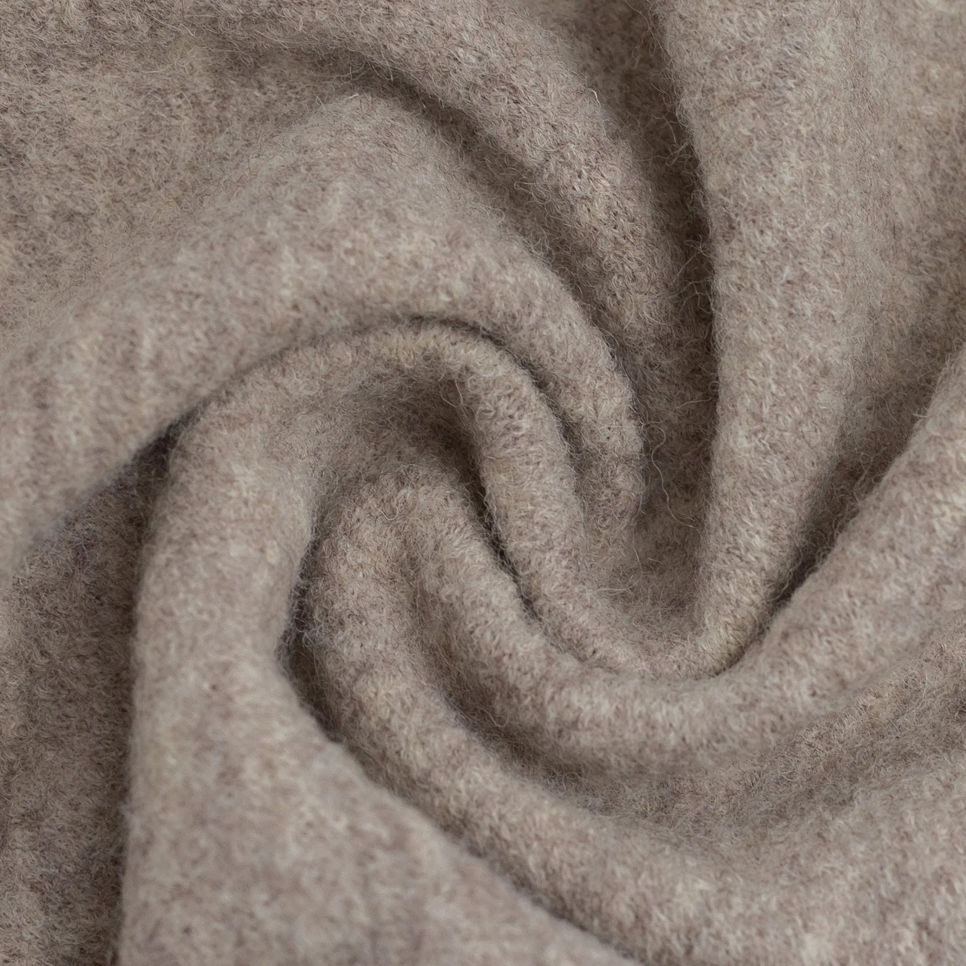 Merinowolle Walk beige meliert