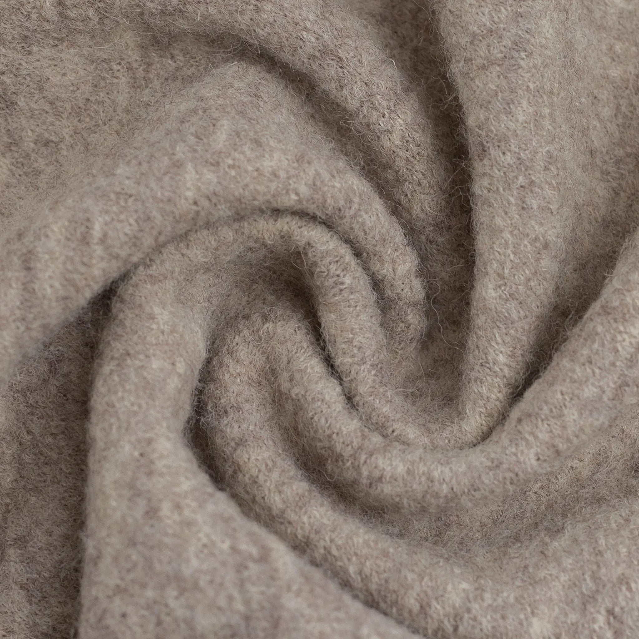 Merinowolle Walk beige meliert