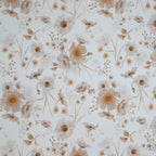 Bio French Terry Aquarell Wild Flowers Ecru