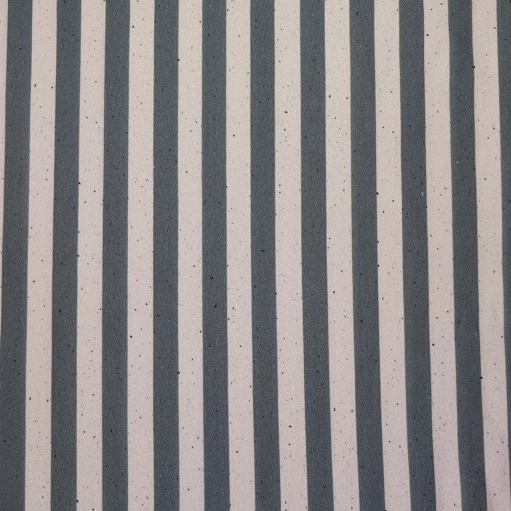 Bio French Terry Stripes Taupe Grau Dots