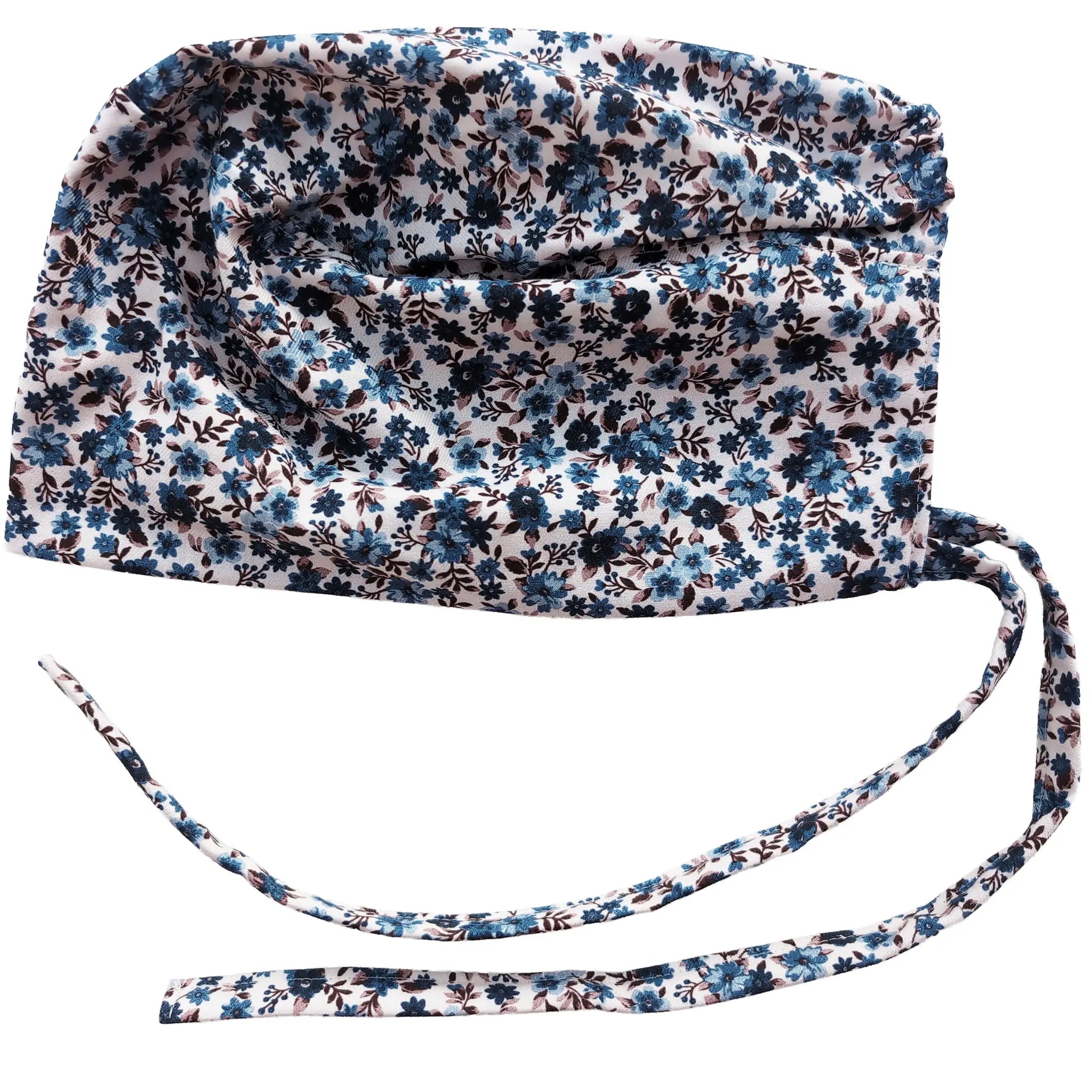 OP-Haube mit Gummi Vintage Blau