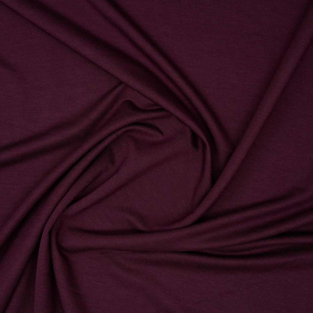 Bambus French Terry Bordeaux