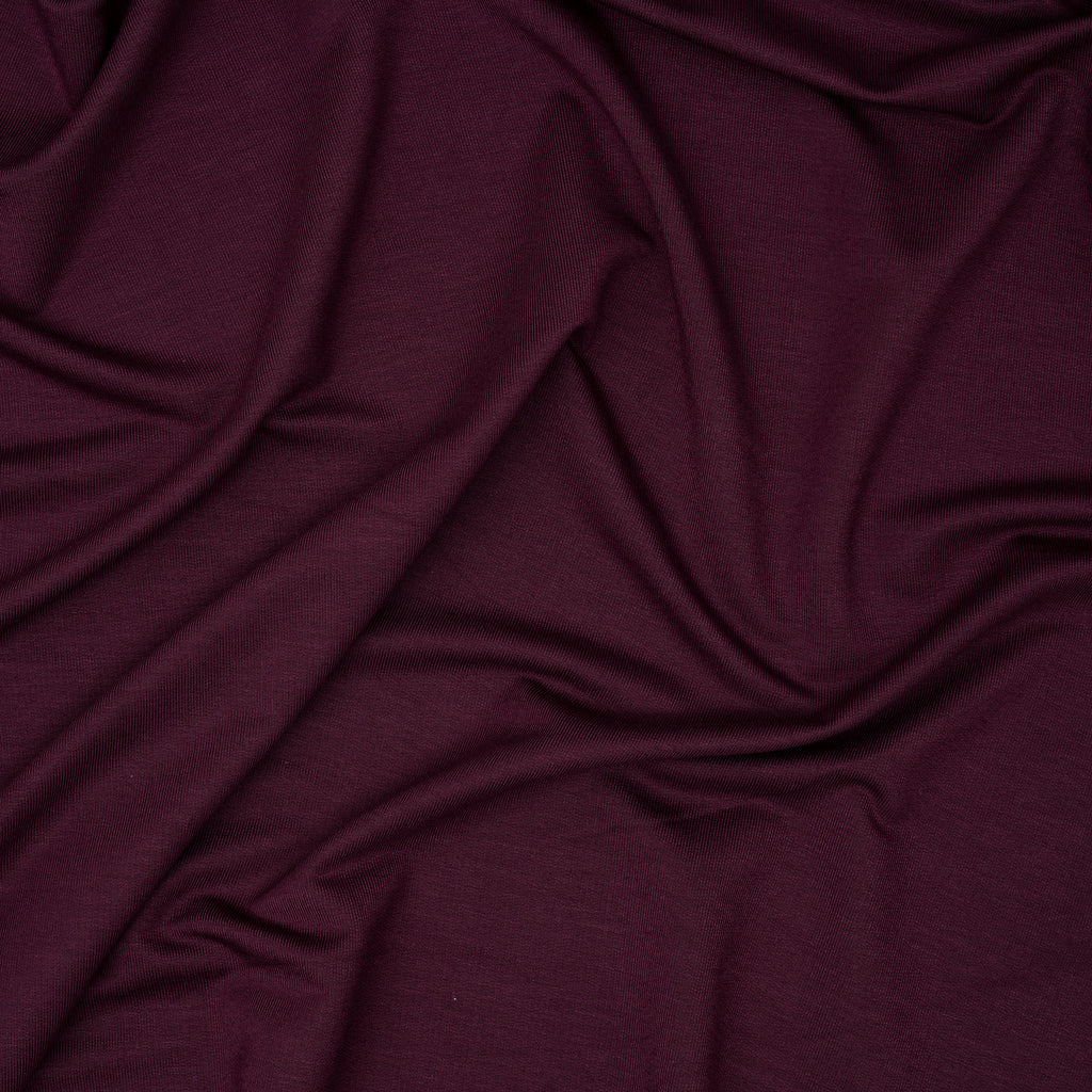 Bambus French Terry Bordeaux