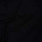 Bambus Ripp Jersey Schwarz