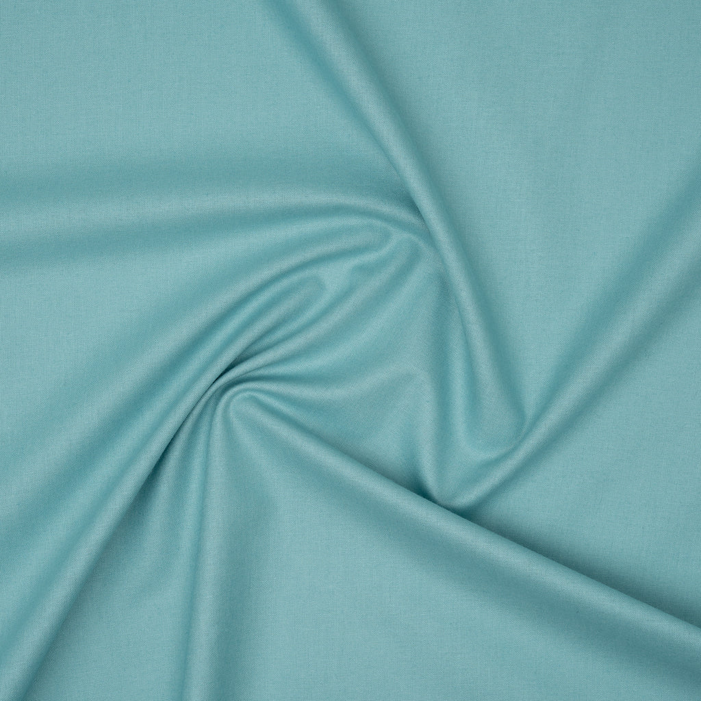 Baumwolle Popeline Dunkelaqua