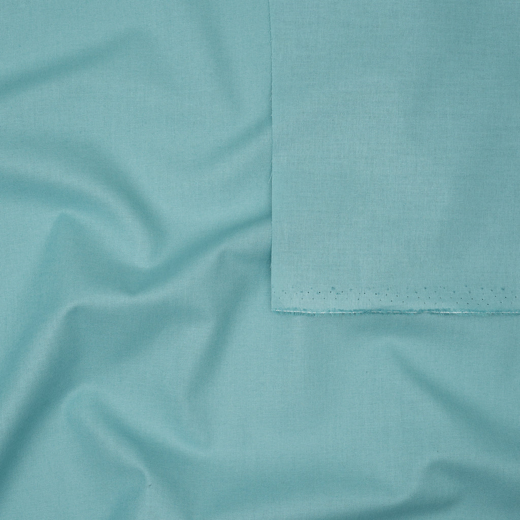 Baumwolle Popeline Dunkelaqua
