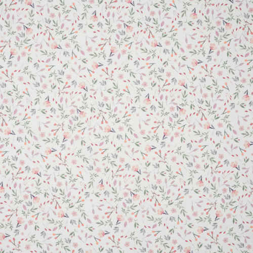 Baumwolle/Viskose Blumenmuster Pastell