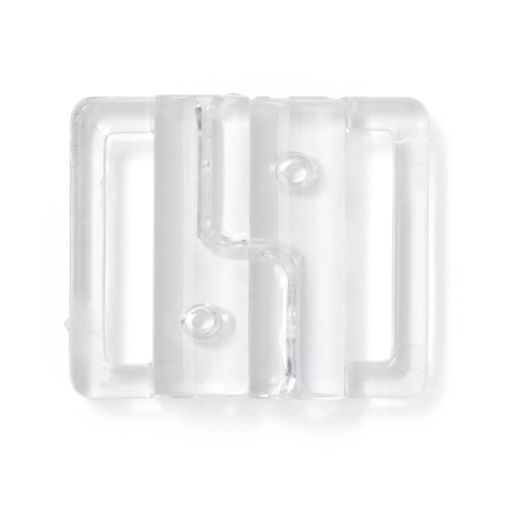 Bikini- und Gürtelverschlüsse Kleeblatt transparent