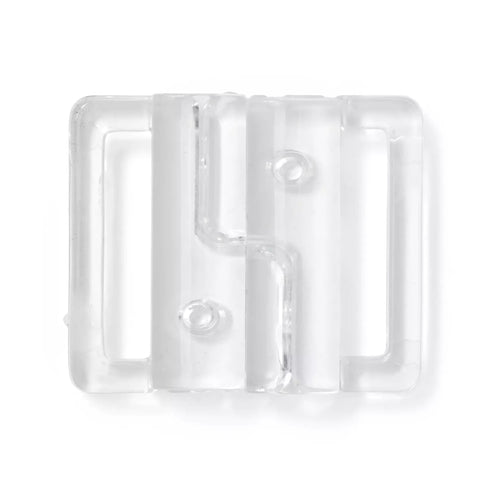 Bikini- und Gürtelverschlüsse Kleeblatt transparent
