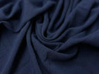 Bio Bambus Kreppviskose dunkelblau