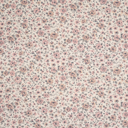 Bio Baumwolle Pastellrosen | Stoffwerk