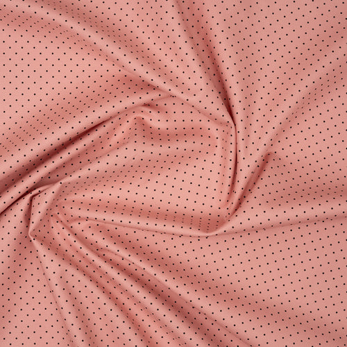 Bio Baumwolle Polka Dotts Rosa