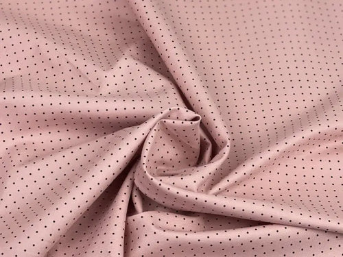 Bio Baumwolle Polka Dotts Rosa | Stoffwerk