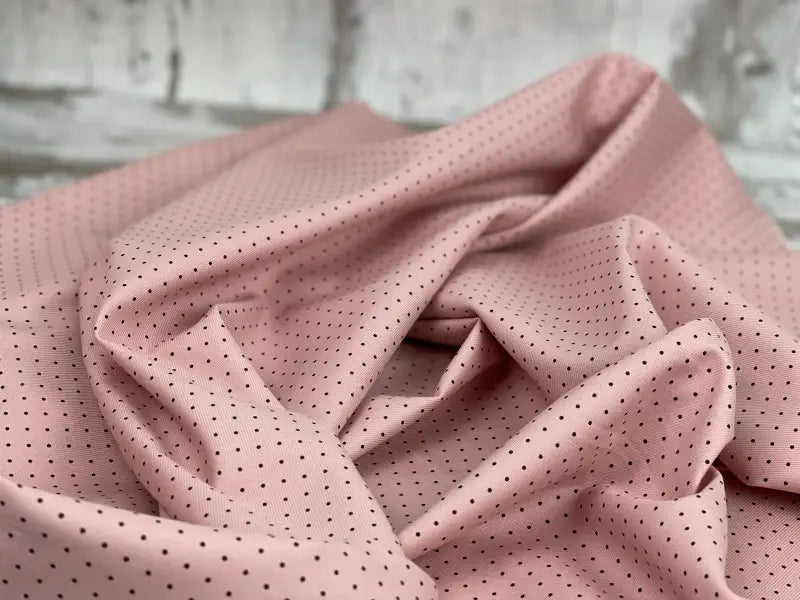 Bio Baumwolle Polka Dotts rosa