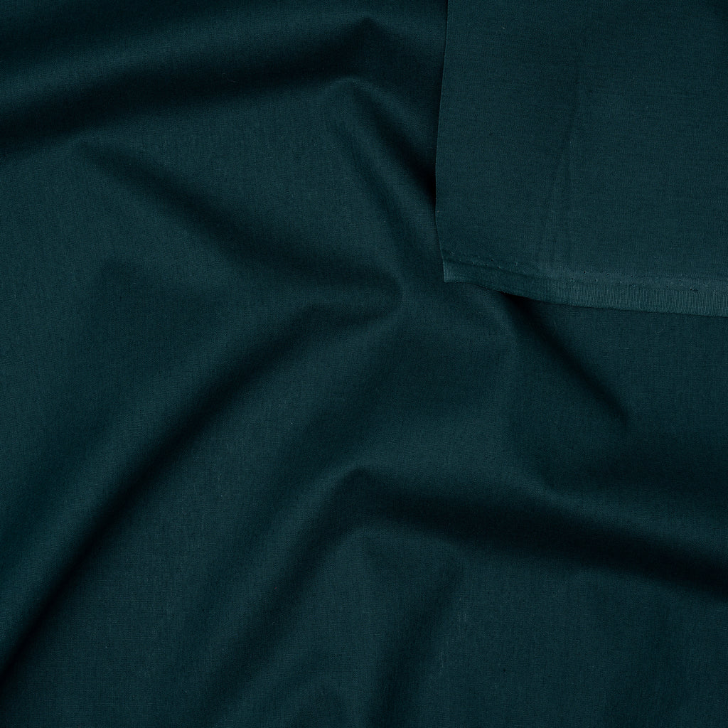 Bio Baumwolle Popeline Dunkelpetrol