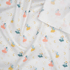 Bio Baumwolle Popeline Feennacht Weiß