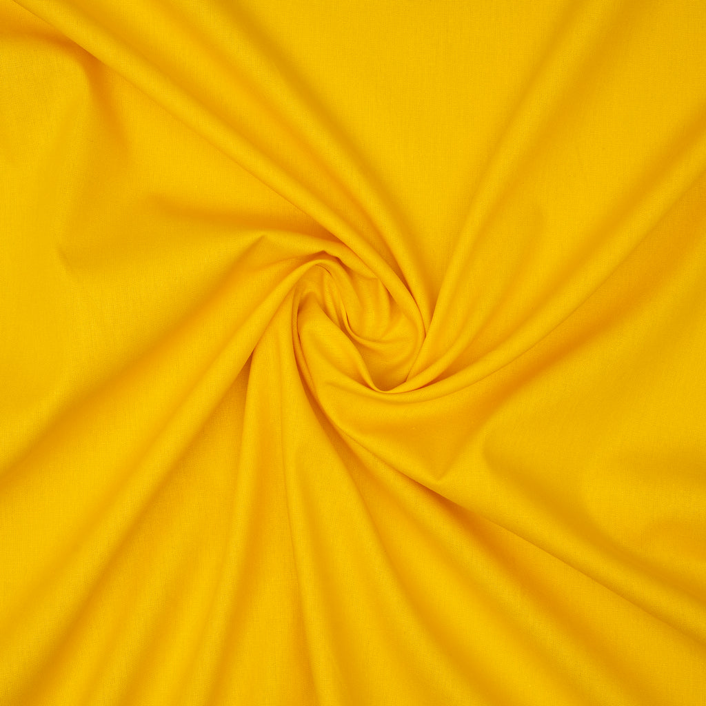 Bio Baumwolle Popeline Gelb