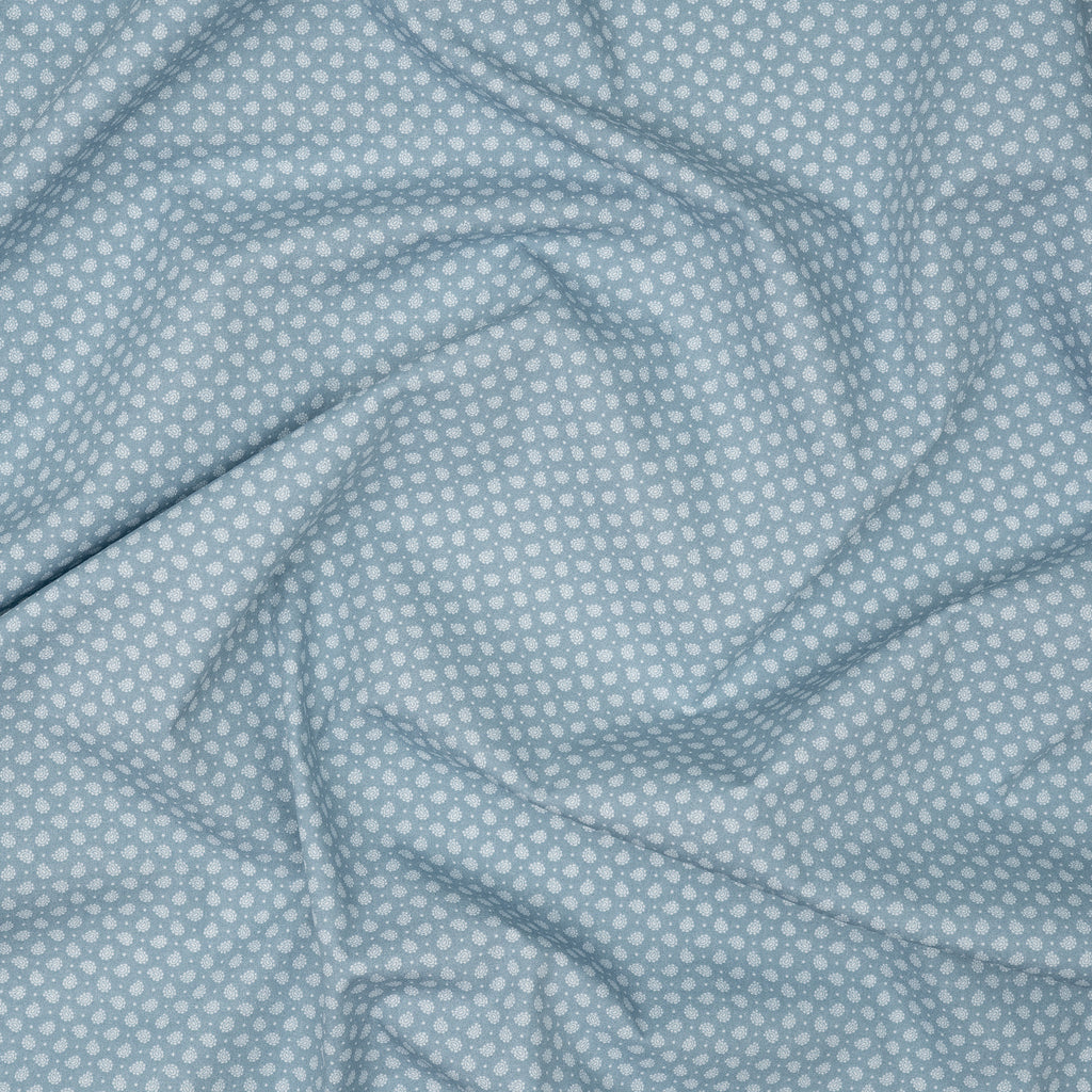Bio Baumwolle Popeline Hemd Und Blusenstoff Hellblau Grau