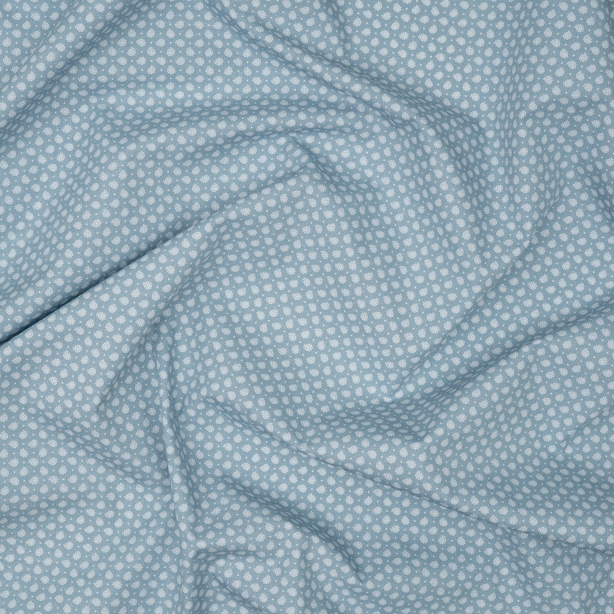 Bio Baumwolle Popeline Hemd Und Blusenstoff Hellblau Grau