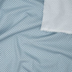 Bio Baumwolle Popeline Hemd Und Blusenstoff Hellblau Grau