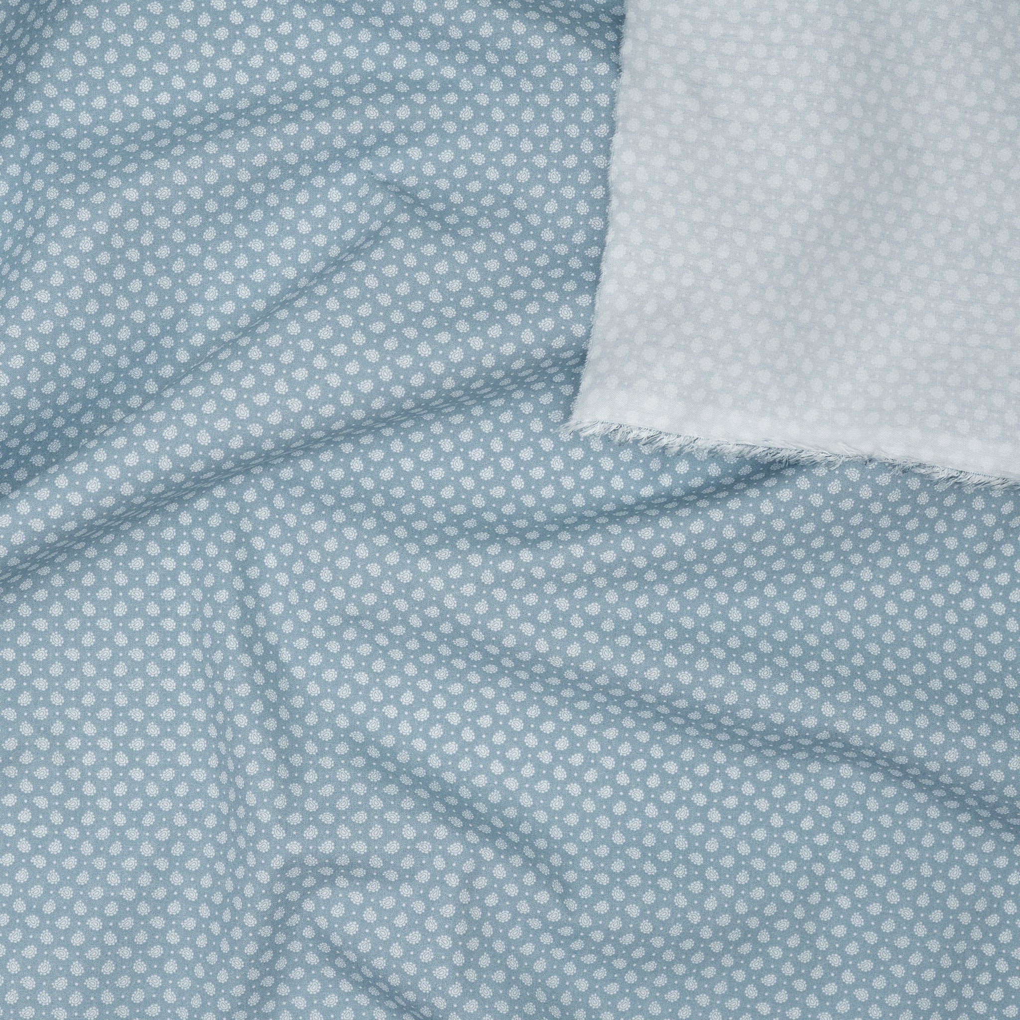 Bio Baumwolle Popeline Hemd Und Blusenstoff Hellblau Grau